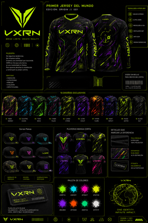 VXRN Origin 001 — Pack de Diseños Exclusivos
